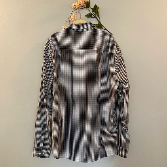 Men’s dress shirt | H&M | collared shirt | gingham - Picture 4 of 5